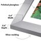 Americanflat Picture Frame Set with Mat - Set of 5 - Photo Frame Set of Five for Wall Display - Plexiglass Cover - Hanging Hardware